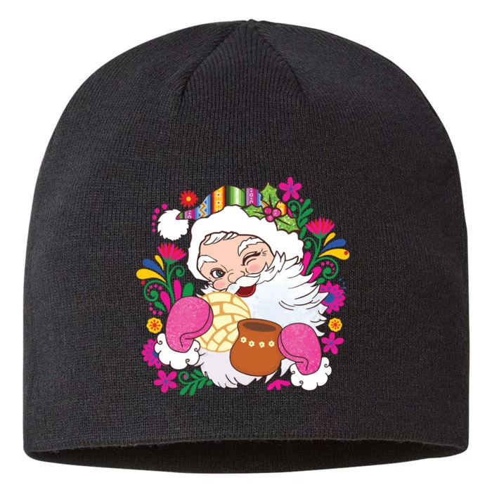 Mexican Christmas Feliz Navidad Latina Christmas 8 1/2in Sustainable Knit Beanie