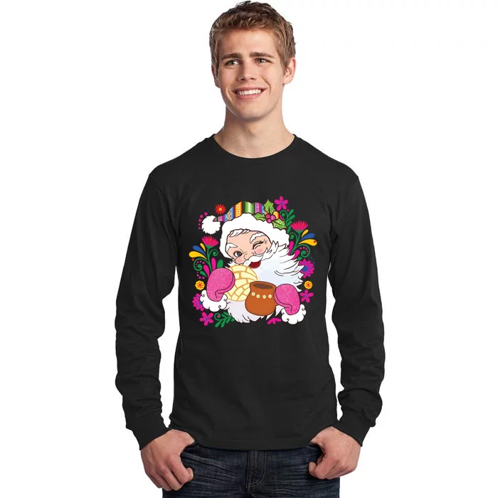 Mexican Christmas Feliz Navidad Latina Christmas Tall Long Sleeve T-Shirt