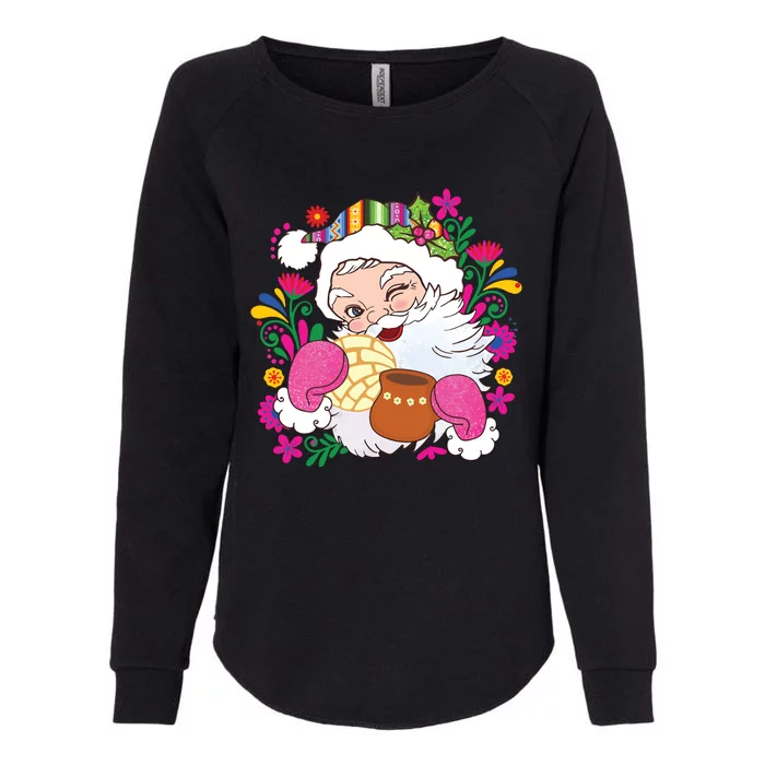 Mexican Christmas Feliz Navidad Latina Christmas Womens California Wash Sweatshirt