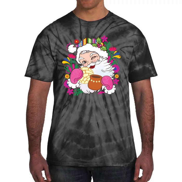 Mexican Christmas Feliz Navidad Latina Christmas Tie-Dye T-Shirt