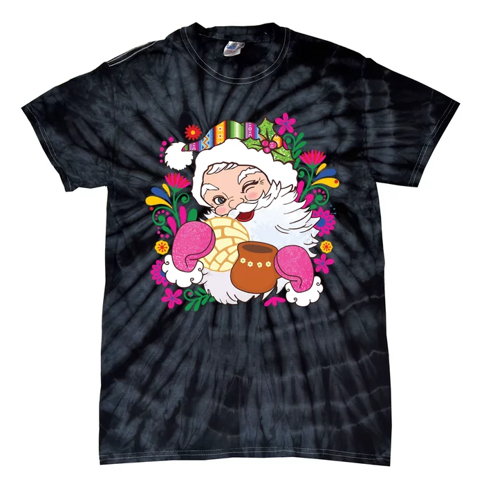 Mexican Christmas Feliz Navidad Latina Christmas Tie-Dye T-Shirt