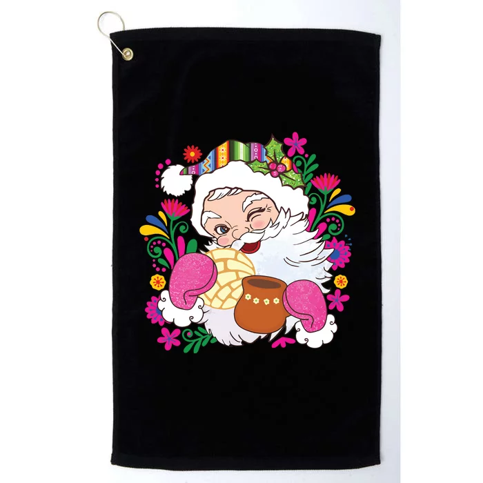 Mexican Christmas Feliz Navidad Latina Christmas Platinum Collection Golf Towel