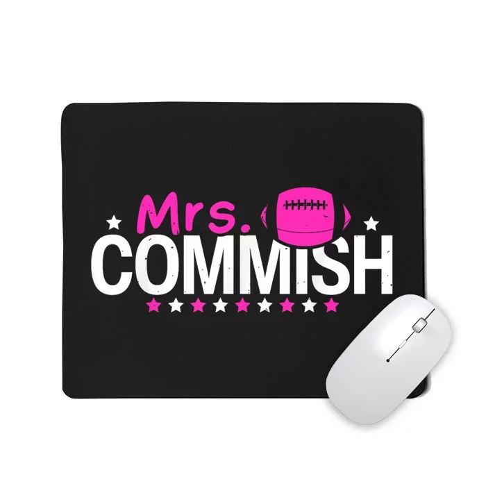 Mrs Commish Funny Fantasy Football Commissioner Mousepad