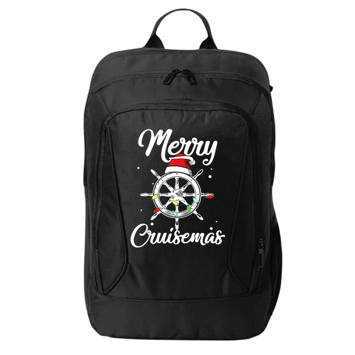 Merry Cruisemas Family Cruise Christmas Funny Boat Trip City Backpack