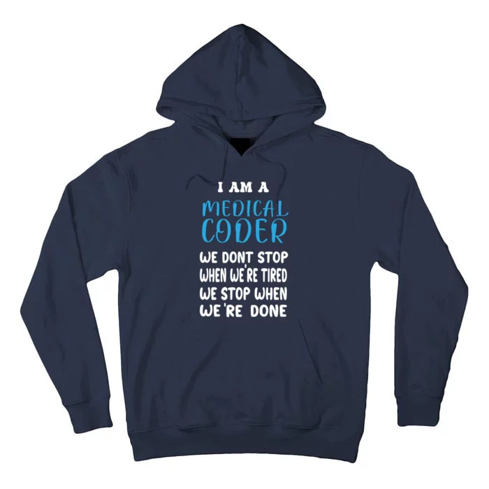 Medical Coder For Medical Coder Tall Hoodie