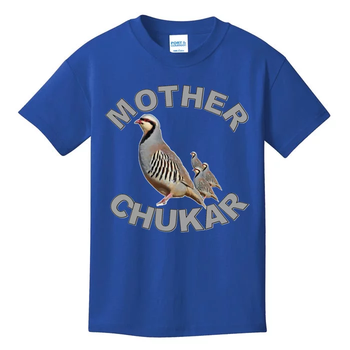 Mother Chukar Funny Upland Game Hunting Great Gift Cool Gift Kids T-Shirt