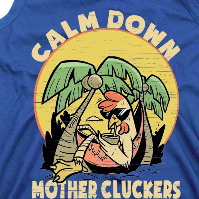 Mother Cluckers Funny Chicken Daddy Funny Gift Tank Top