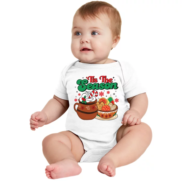 Mexican Christmas Feliz Navidad Latina Christmas Baby Bodysuit