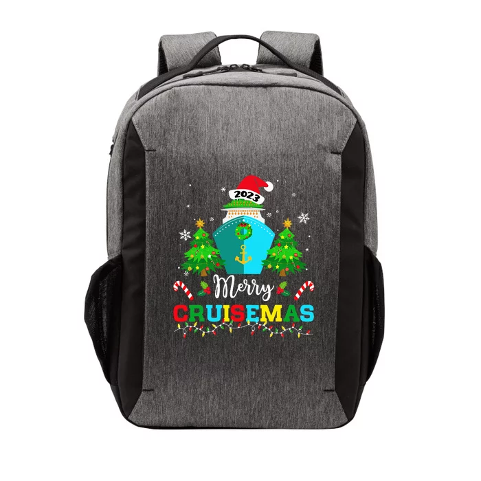 Merry Cruisemas Funny Cruise Ship Family Ugly Christmas Cute Vector Backpack