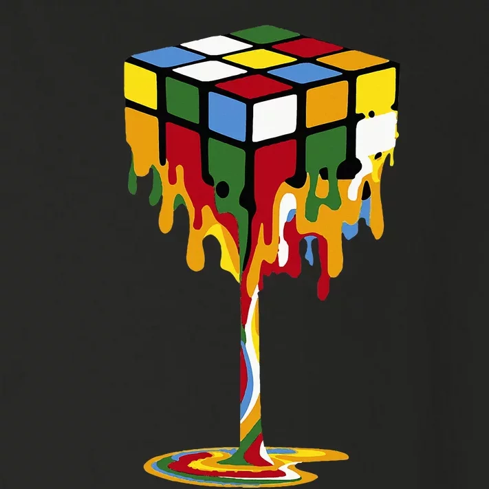 Melting Cube Funny Rubik Rubix Rubics Toddler Long Sleeve Shirt