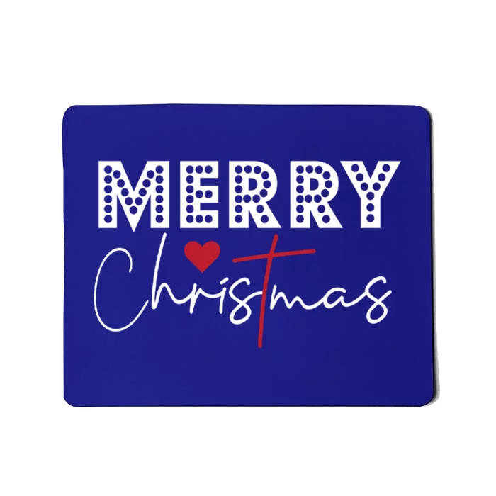 Merry Christmas Festive Graphic Holiday And Cool Gift Mousepad