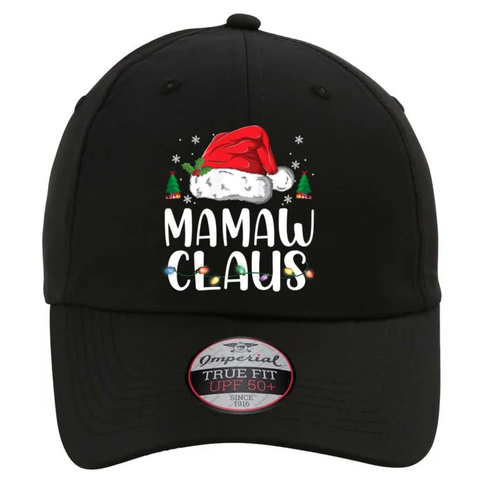 Mamaw Claus Funny Gift Christmas Pajama Family Matching Xmas Funny Gift The Original Performance Cap