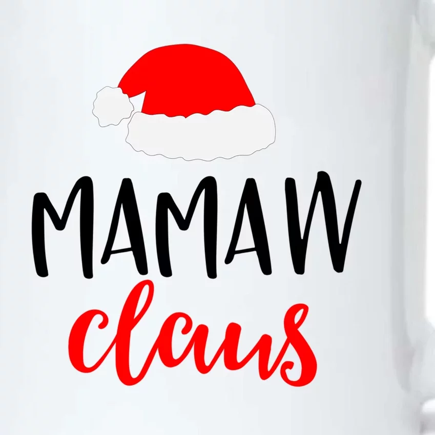 Mamaw Claus Funny Gift Funny Christmas Pajamas Pjs Grandma Gift Black Color Changing Mug