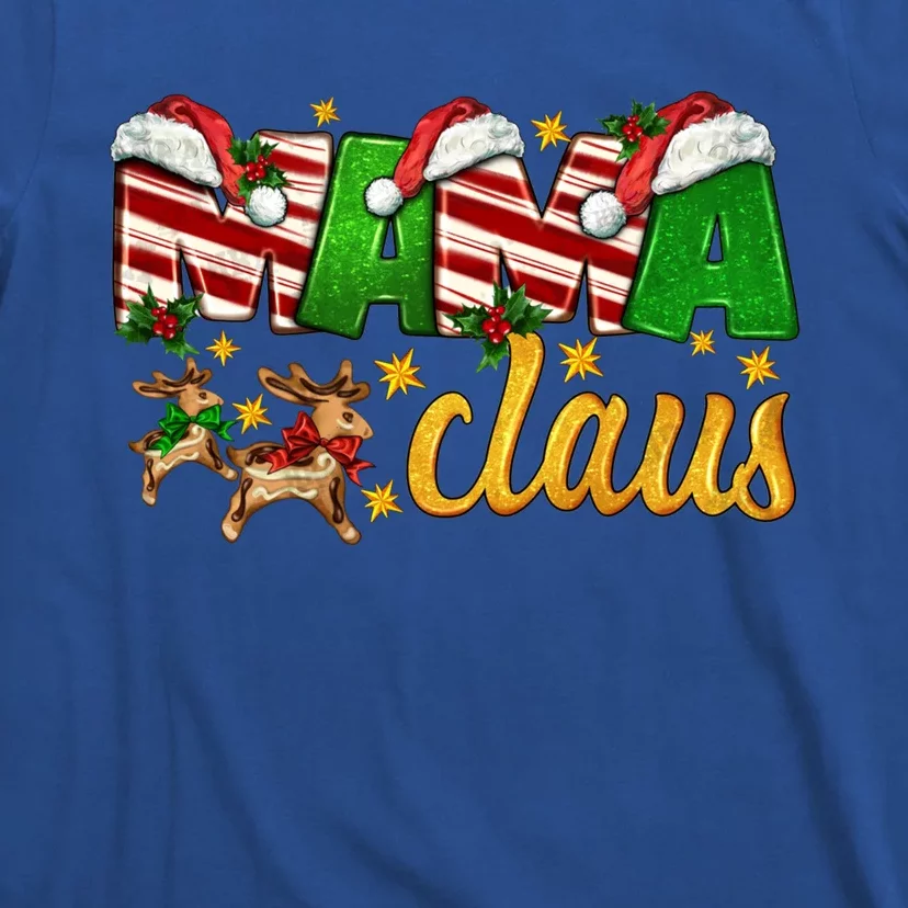 Mama Claus Family Matching Christmas Pajama Xmas Santa Hat Great Gift T-Shirt