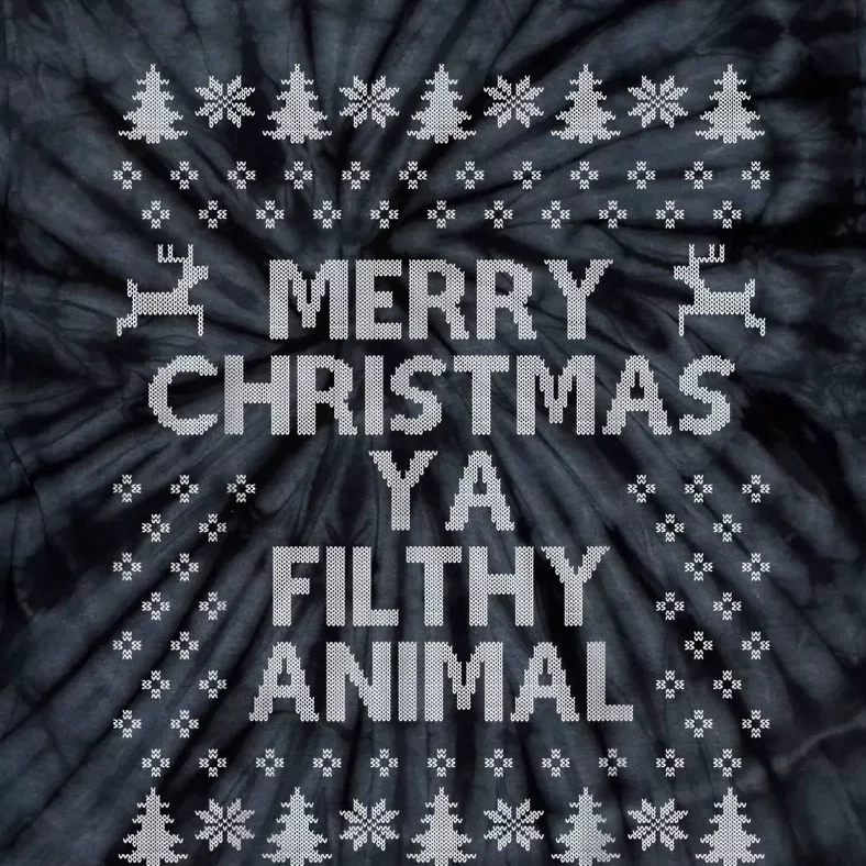 Merry Christmas filthy Xmas animal awesome shirt gift Tie-Dye T-Shirt