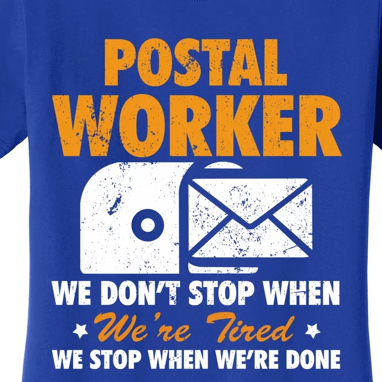 Mail Carrier Funny Gift Postal Worker S Mailman Gift Women's T-Shirt