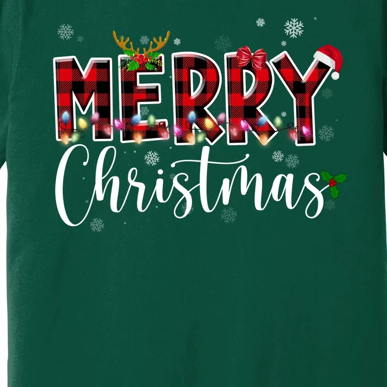 Merry Christmas Festive Cute Holiday Premium T-Shirt