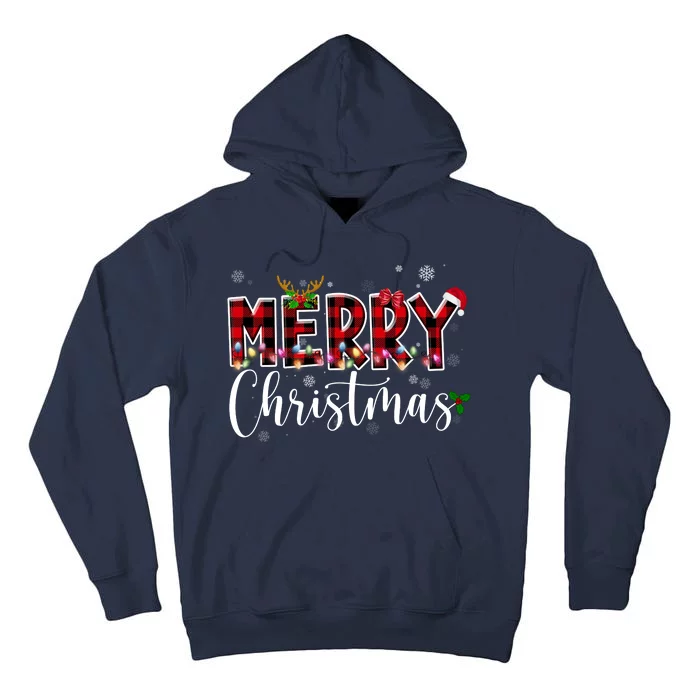 Merry Christmas Festive Cute Holiday Tall Hoodie