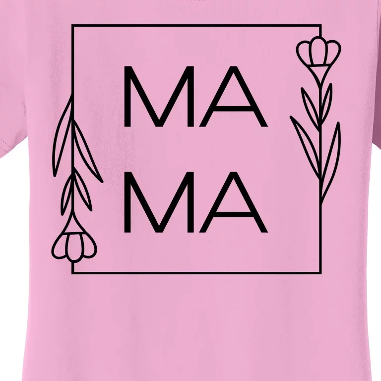 Mama Cute Flower Mother's Day Gift Women's T-Shirt