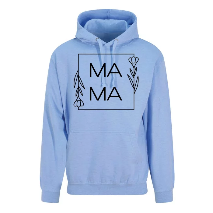 Mama Cute Flower Mother's Day Gift Unisex Surf Hoodie