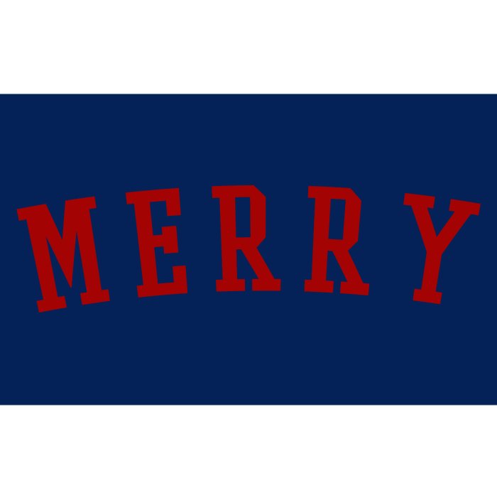 Merry Christmas Festive Holiday Bumper Sticker