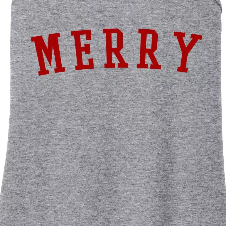 Merry Christmas Festive Holiday Ladies Essential Tank