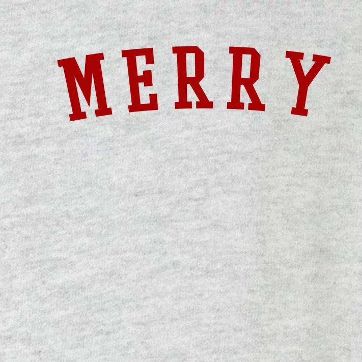 Merry Christmas Festive Holiday Toddler Long Sleeve Shirt