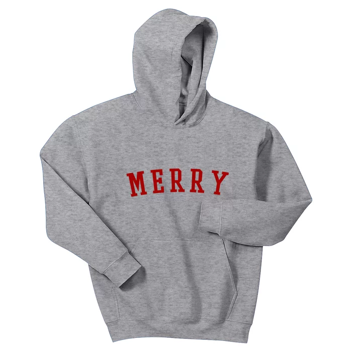 Merry Christmas Festive Holiday Kids Hoodie