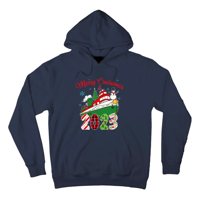 Merry Cruisemas Family Cruise Christmas Funny Boat Trip Hoodie