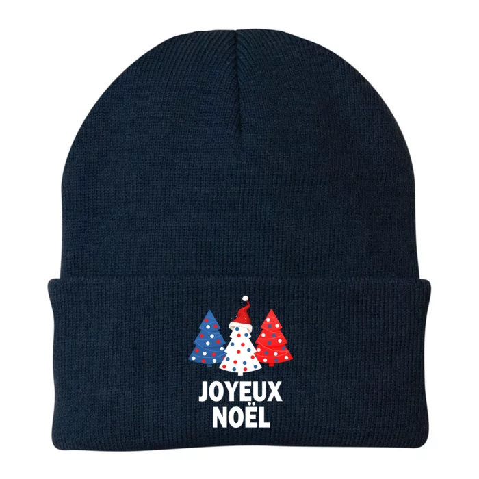 Merry Christmas French Tree France Lovers Flag Joyeux Noel Gift Knit Cap Winter Beanie