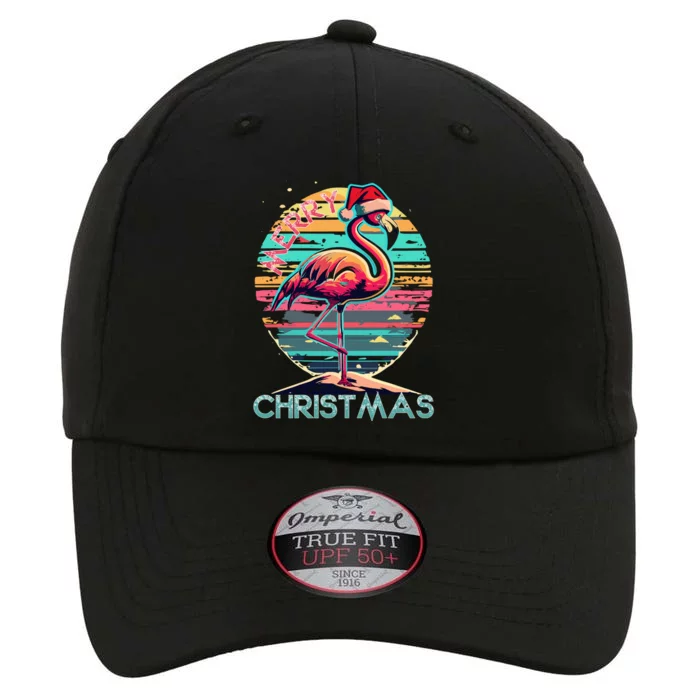 Merry Christmas Flamingo Pink Flamingo Christmas Xmas Gift The Original Performance Cap