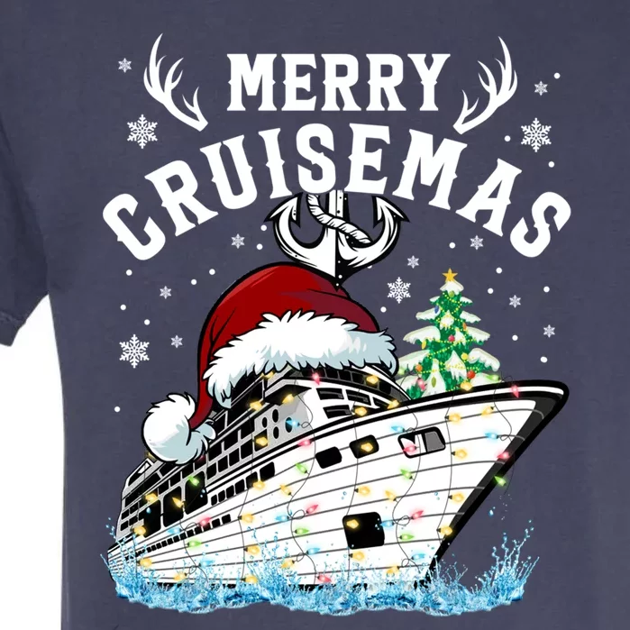 Merry Cruisemas Funny Cruise Ship Family Christmas Meaningful Gift Garment-Dyed Heavyweight T-Shirt