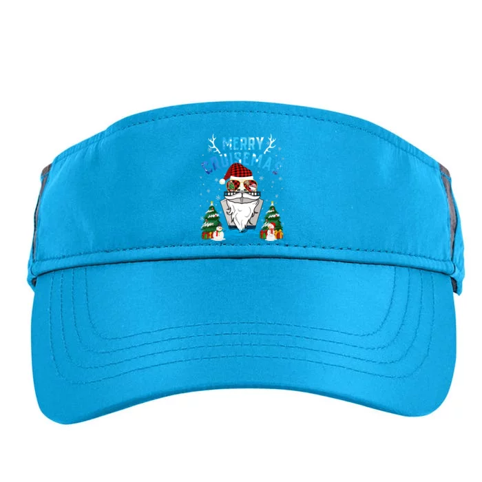 Merry Cruisemas Funny Cruise Ship Family Ugly Christmas Funny Gift Adult Drive Performance Visor