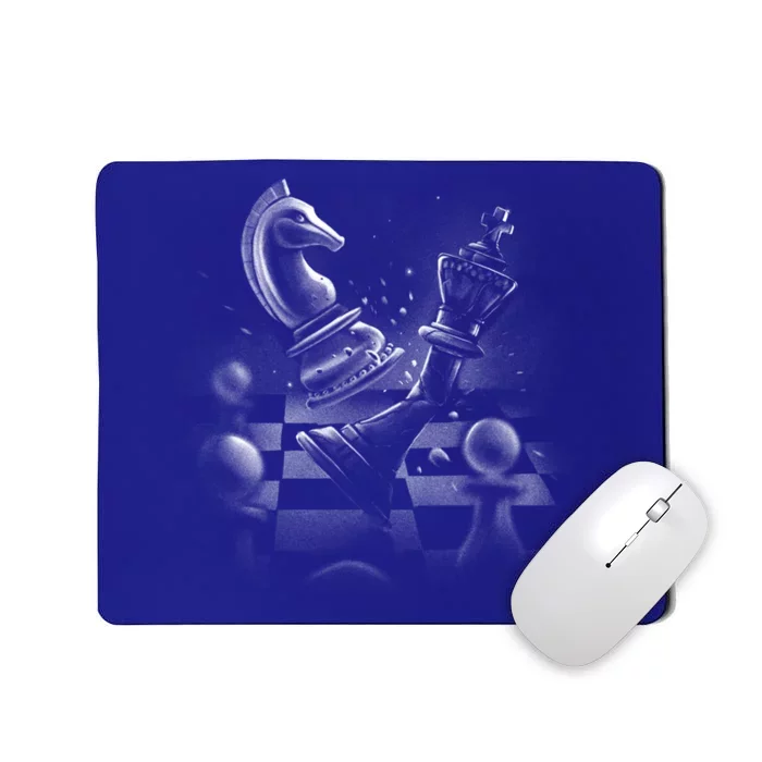 Monochrome Chess Game Graphic Classic Strategy Design Gift Mousepad