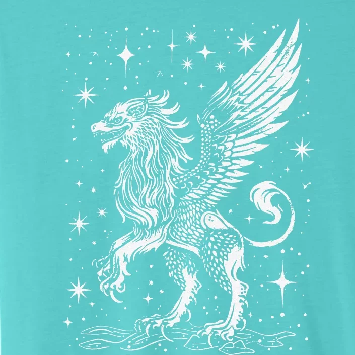 Mystical Creepy Gryphon Greek Mythical Creature ChromaSoft Performance T-Shirt