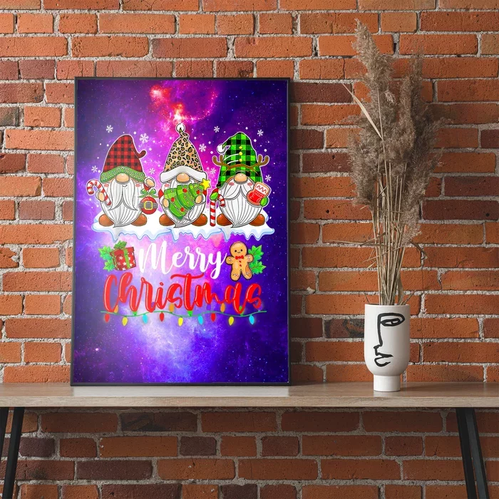 MERRY CHRISTMAS GNOMES XMAS MATCHING FAMILY Poster