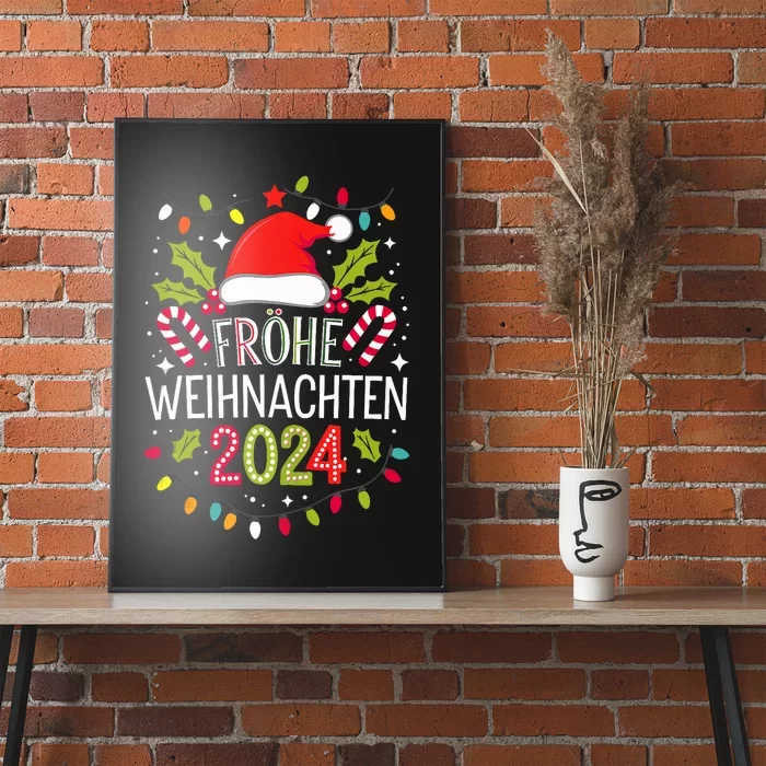 Merry Christmas German Family Weihnachts Familie 2024 Tank Top Poster