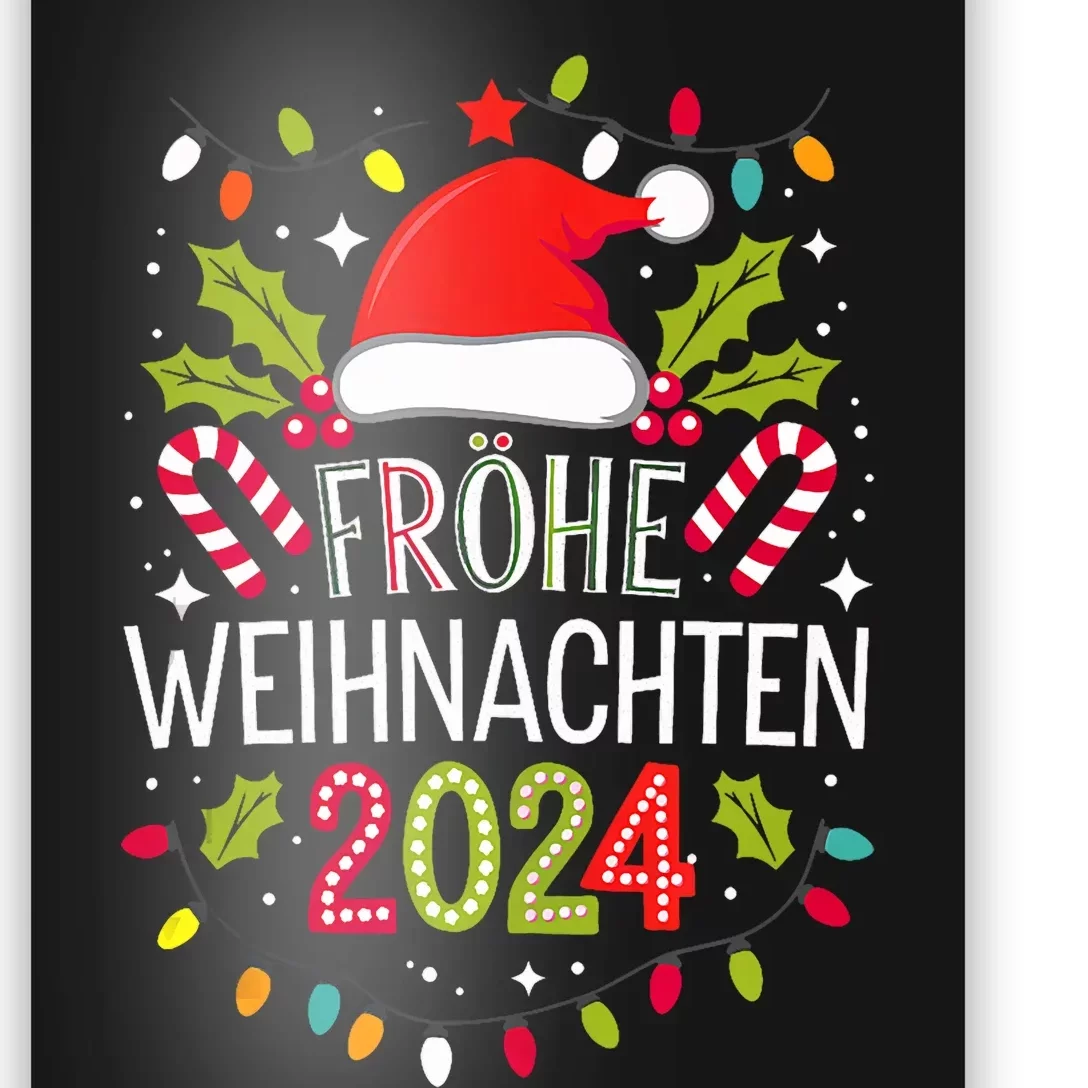 Merry Christmas German Family Weihnachts Familie 2024 Tank Top Poster