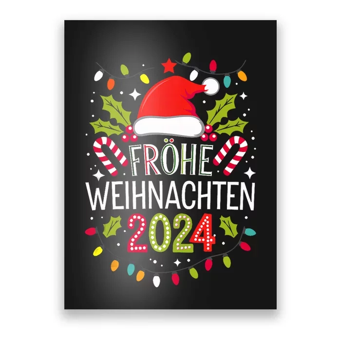 Merry Christmas German Family Weihnachts Familie 2024 Tank Top Poster