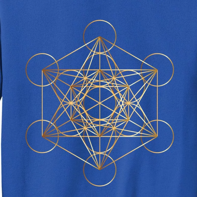 Metatron's Cube Golden Sacred Geometry Great Gift Sweatshirt