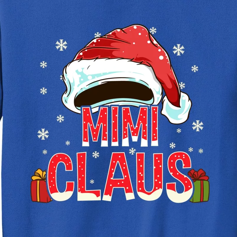 Mimi Claus Group Funny Gift Matching Family Christmas Gift Tall Sweatshirt