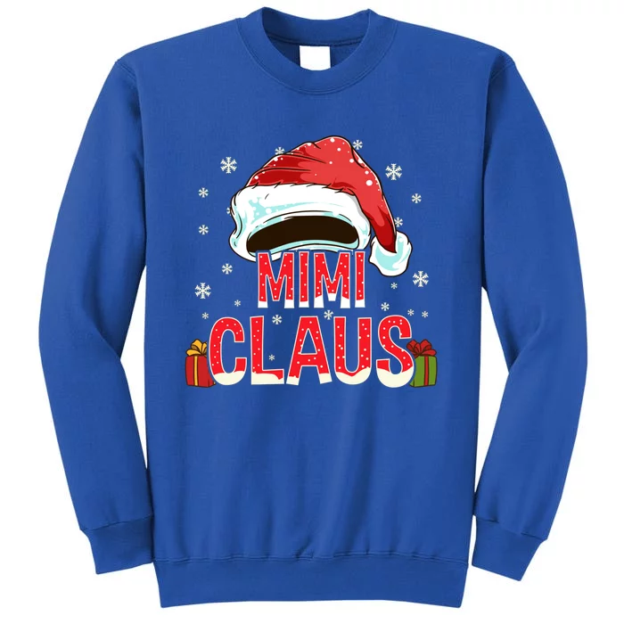 Mimi Claus Group Funny Gift Matching Family Christmas Gift Tall Sweatshirt