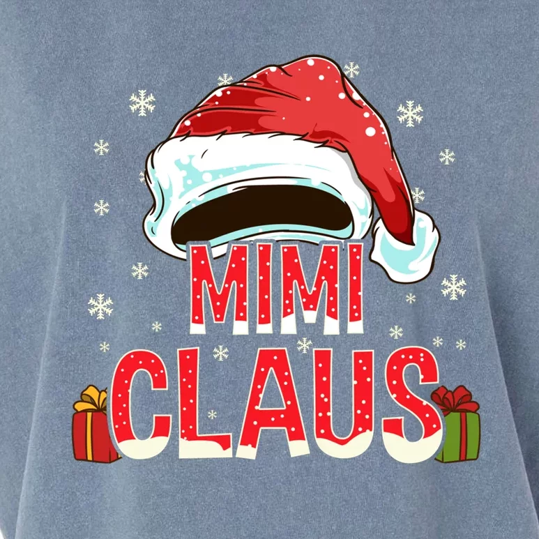 Mimi Claus Group Funny Gift Matching Family Christmas Gift Garment-Dyed Women's Muscle Tee