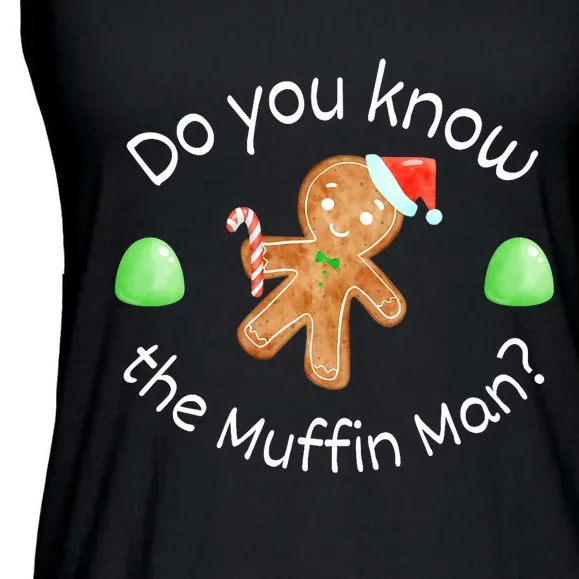 Merry Christmas Gingerbread Do You Know The Muffin Ladies Essential Flowy Tank