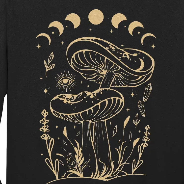 Mushroom Cottagecore Goblincore Aesthetic Fungi Long Sleeve Shirt