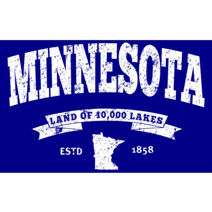 Minnesota Cool Gift Vintage Minnesota Gift Retro Mn Bumper Sticker