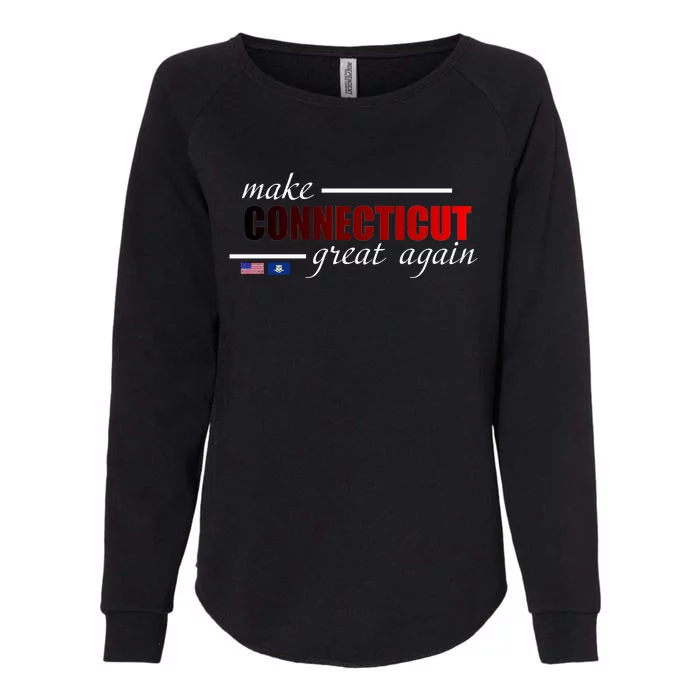 Make Connecticut Great Again Womens California Wash Sweatshirt