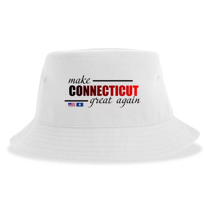 Make Connecticut Great Again Sustainable Bucket Hat