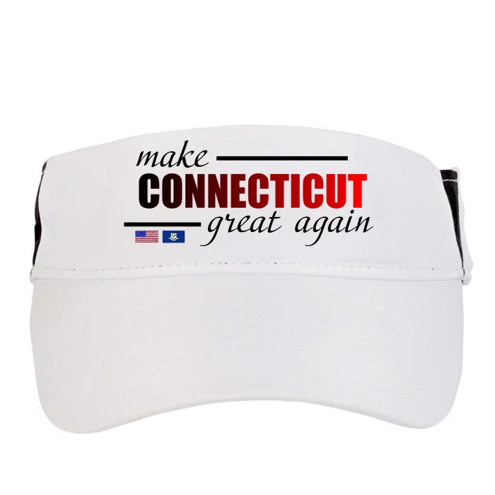 Make Connecticut Great Again Adult Drive Performance Visor