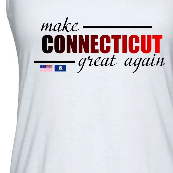 Make Connecticut Great Again Ladies Essential Flowy Tank